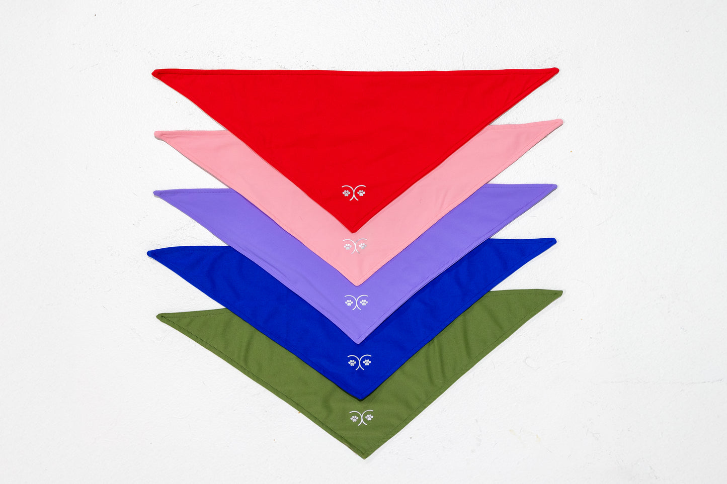 Durable Dog Bandana — Forest Green