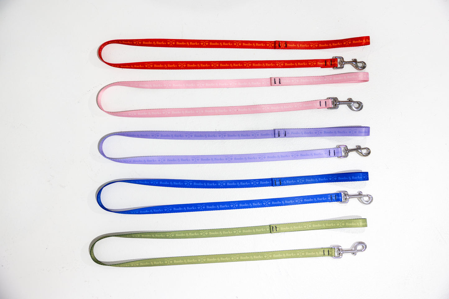 Classic 4ft B&B Dog Leash — Bubblegum Pink