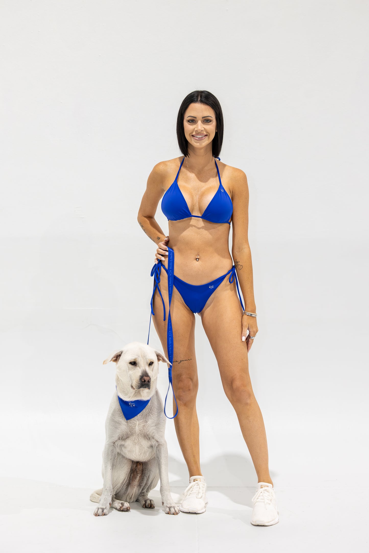 String Bikini Top — Royal Blue