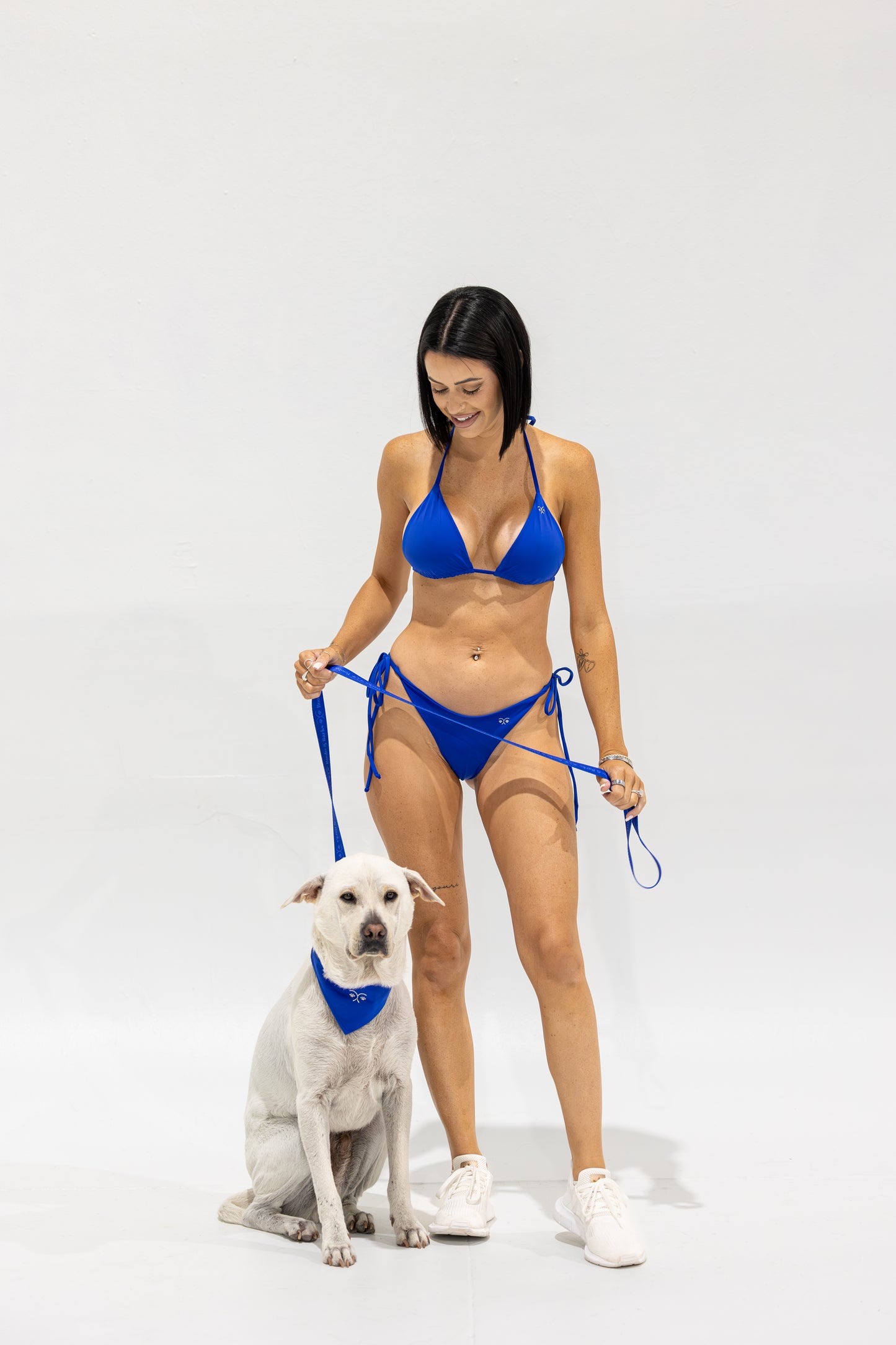 String Bikini Bottom — Royal Blue